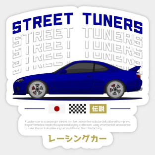 Tuner Blue Silvia S15 JDM Sticker